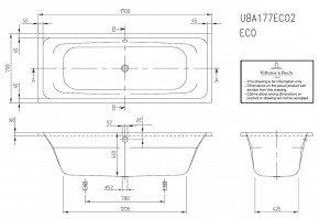  Villeroy&Boch Targa Style 170x75  (UBA170FRA2V-01) 4