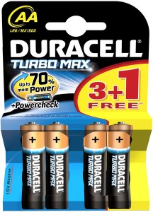   Duracell LR06 MN1500 KPD 04*20 Turbo Max 1x(3+1)  (81367902) (0)