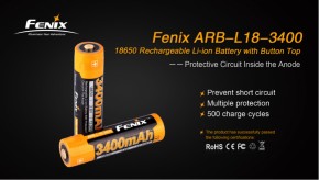  Fenix 18650 3400 mAh (ARB-L18-3400) 3
