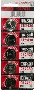  Maxell Lithium CR2430 B5