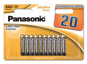  Panasonic Alkaline Power AAA/LR03 BL 20 