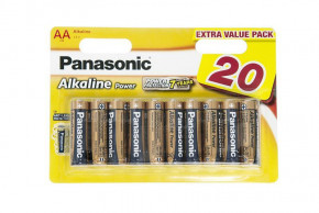  Panasonic Alkaline Power AA/LR06 BL 20 