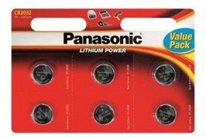  Panasonic CR2032 Lithium 6 /