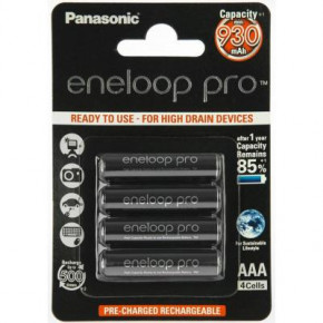  Panasonic Eneloop Pro AAA 930 mAh 4BP (BK-4HCDE/4BE)