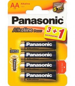  Panasonic LR06 Alkaline Power 1x4 .