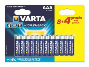   Varta High Energy AAA/LR03 BL 12(8+4) (0)