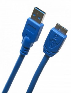 Extradigital USB 3.0 AM / micro USB B, 0.5m, 28 AWG, Hi-Speed