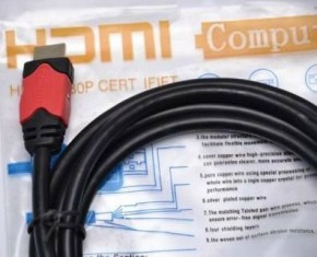   ATcom HDMI-HDMI 2.0m VER 1.4 for 3D Red /Gold (7)