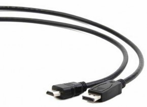  Cablexpert DisplayPort - HDMI (M/M) 1.8  Black (CC-DP-HDMI-6)