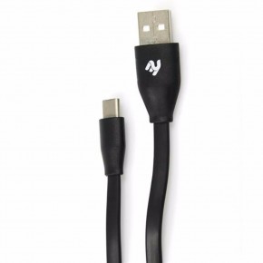  2E USB 2.0 USB-C to USB-A 1m Black (2E-CCTC24-1B)