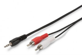   ASSMANN (jack 3.5 -M/RCA-Mx2) Stereo Cable 5  (AK-510300-050-S)