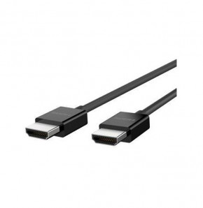   Belkin HDMI 2.1 (AM/AM) 4K HDR Ultra High Speed HDMI w/Ethernet 2 Black (AV10175bt2M-BLK) (1)