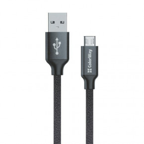  ColorWay USB - Micro USB 1  Black (CW-CBUM002-BK)