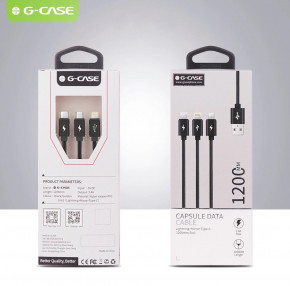  G-Case 3in1 Micro USB + Lightning + USB-C Data/Charger 1,2   5