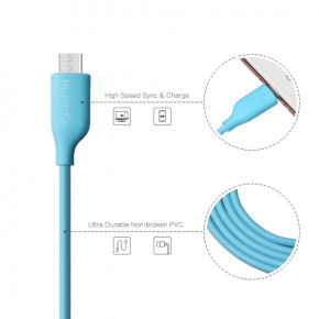   Puridea L03 - Micro USB - 1m Blue (2)