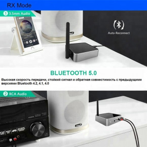Bluetooth- 2 in 1 SkyMaxx 5.0 aptX HD TOSLINK Transmitter and Receiver (CSR8675) 8