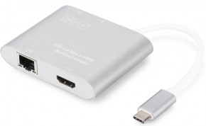  Digitus USB 3.0 Type-C Multiport adapter 4K HDMI (DA-70847)