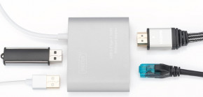 Digitus USB 3.0 Type-C Multiport adapter 4K HDMI (DA-70847) 3