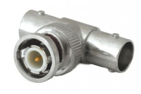  GreenVision GV BNC/M - BNC/2F (BNC-male to double BNC-female connector, T-type)