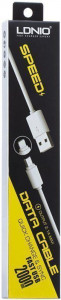 Ldnio SY-05 Lighting cable 2m White 3