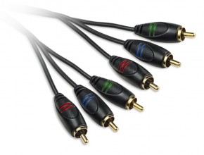   - Logan 3xRCA plugs-3xRCA plugs(RGB) 1m (UC12-21112) (1)