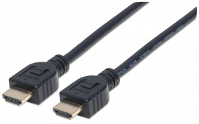  Manhattan HDMI M - M V1.4 CL3 4K 1  Black (353922)