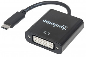  Manhattan USB3.1 Type-C (M) - DVI (F) (152051)
