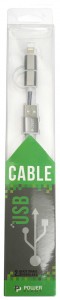   PowerPlant Quick Charge 2--1 USB 2.0 AM  Lightning - Micro USB 1 grey (KD00AS1289) 3