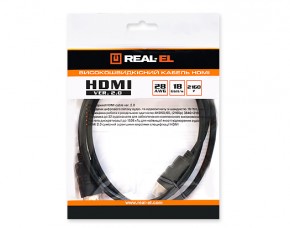  Real-El HDMI VER. 2.0 M-M 2.0M 4
