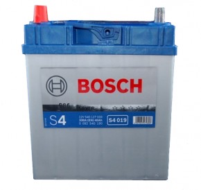    Bosch S4 Silver S4019 12v L EN330 40Ah Asia   (0)