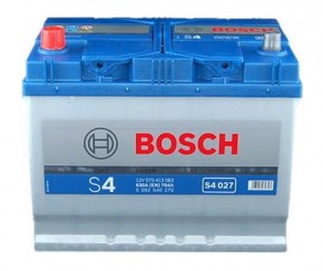    Bosch S4 Silver S4027 12v L EN630 70Ah Asia