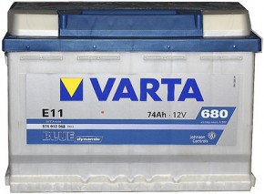    Varta Blue Dynamic E11 74Ah-12v R EN680 (0)