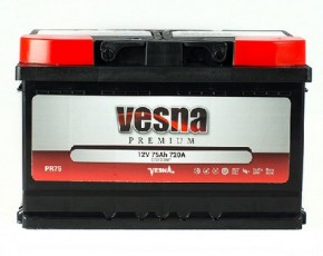   Vesna 75 Ah/12V Premium Euro(0) 