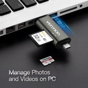 - Vention OTG USB 3.0 + Type C/TF/SD (CCHH0) 4