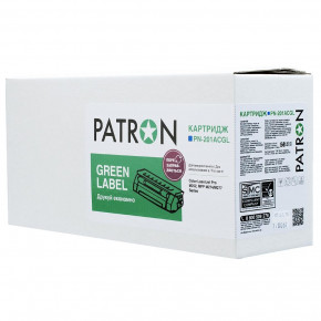  HP CLJ CF401A (PN-201ACGL) cyan patron green Label