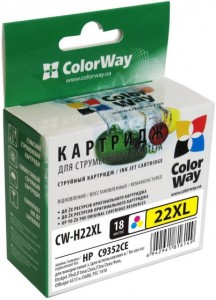   ColorWay HP C9352CE (22XL) Color (CW-H22XL)
