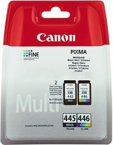   Canon Multi Pack Pg-445Bk/Cl-446 Color (8283B004)
