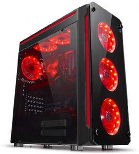  1stPlayer Firebase-X6 Red LED Black (6931630211051) 3