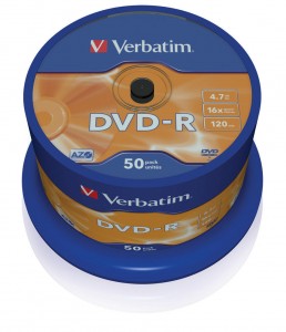   Verbatim DVD-R 4,7GB 16x Spindle Packaging 50 (43548) (1)