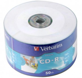  Verbatim CD-R 700MB 50Pk 52X Extra Protection Inkjet Printable Surface (43794) 3