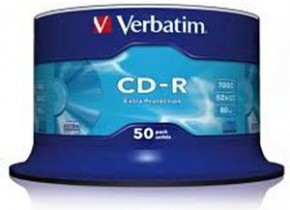 CD-R  Verbatim 700Mb 52, Extra Protection Cake 50