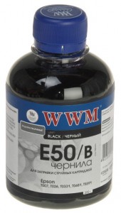  WWM  Epson Stylus Photo R200/R220/RX640 Black 200 (E50/B)