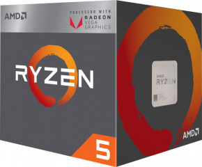  AMD Ryzen 5 2400G sAM4 3.9GHz 4MB 65W BOX (YD2400C5FBBOX)