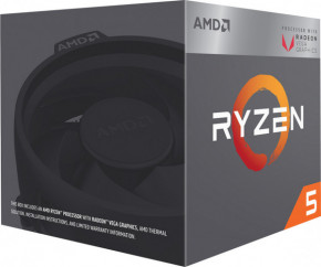  AMD Ryzen 5 2400G sAM4 3.9GHz 4MB 65W BOX (YD2400C5FBBOX) 3