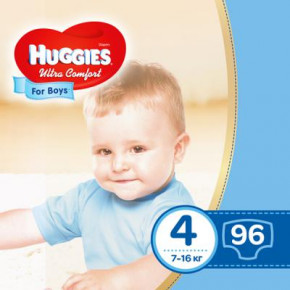   Huggies Ultra Comfort 4 Box   (7-16 ) 96  (5029053565651) (0)