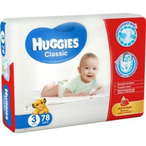  Huggies Classic 3 Mega 78 (5029053543116)
