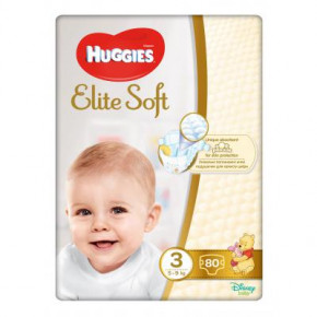   Huggies Elite Soft 3 Mega 80 (5029053545295) (0)