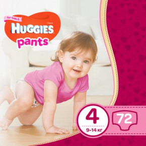   Huggies Pants 4   9-14  72  (5029053564098) (0)