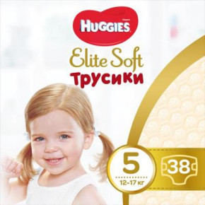   Huggies Elite Soft Pants XL  5 12-17  Mega 38  (5029053547015) (0)