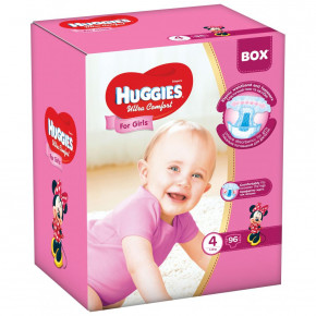  Huggies Ultra Comfort 4 Box   (7-16 ) 96  (5029053565644)